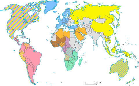 organizacje gospodarcze mapa